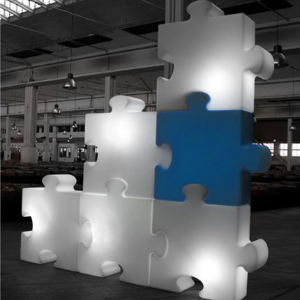 Luminaire pop puzzle