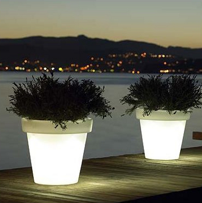 Les luminaires extérieurs : Pot Lumineux Bloom