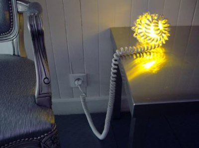 viDame créatiOn, lampe spirale