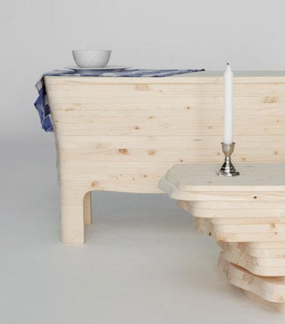 Buffet playwood par Silvia Knüppel, blog-espritdesign.com