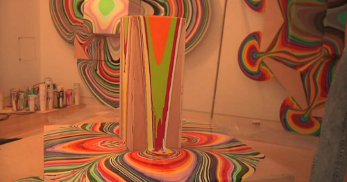 L'art de la peinture qui coule par Holton Rower