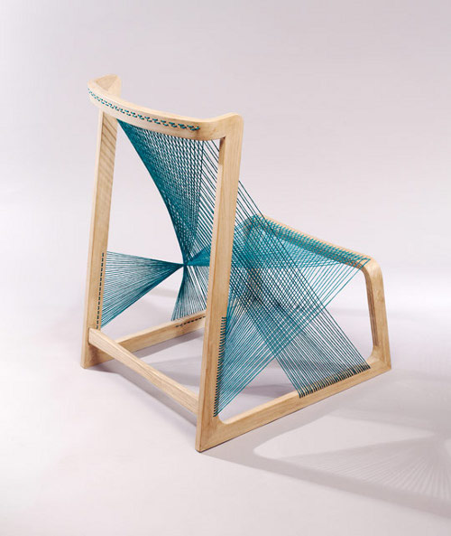 Fauteuil de soie par Asa Kärner