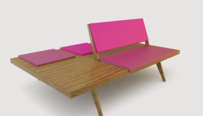 Banc Airbench par le studio Arne Quinze