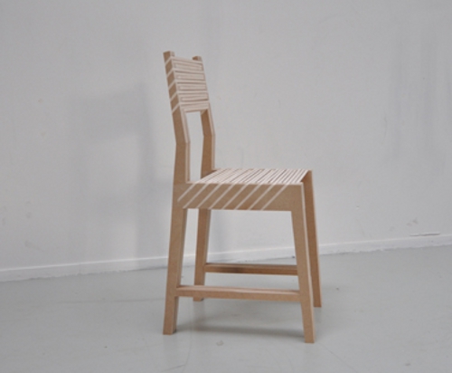 Chaise triplette par Paul Menand