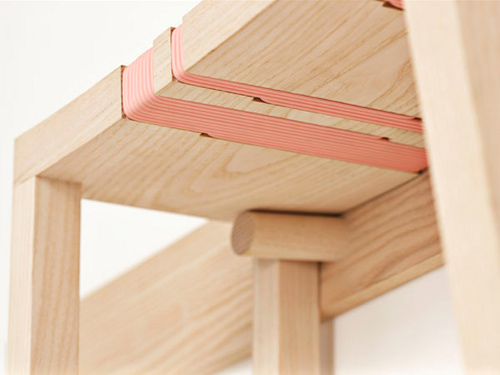 Tabouret inspiration Malabar par Ditte Hammerstrom