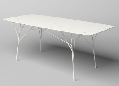 Tables arbustres par Zhili Liu