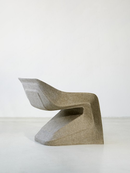 Hemp Chair, fauteuil de chanvre par Werner Aisslinger