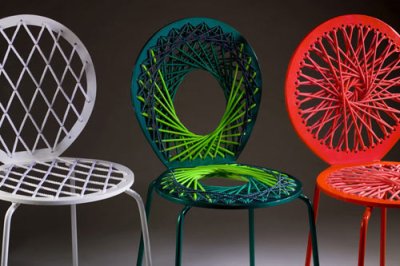 Collection Stretch, chaises par Jessica Carnevale