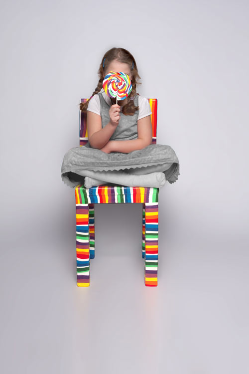 SugarChair, 30 kilos de sucre par Pieter Brenner