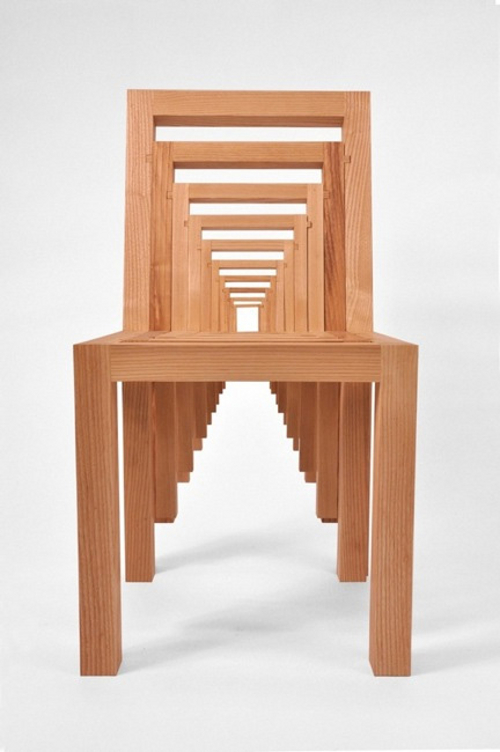 Inception Chair, chaise poupées russes par Vivian Chiu