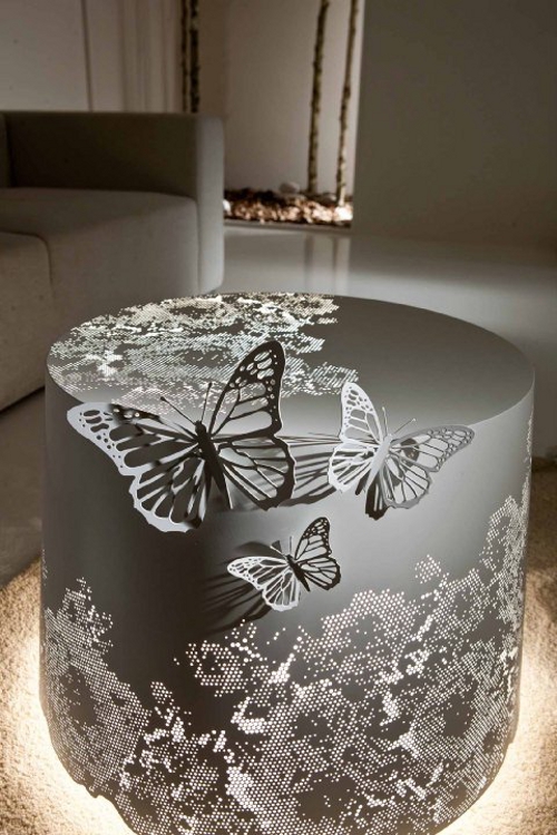 Luminaire en aluminium romantique par Karman