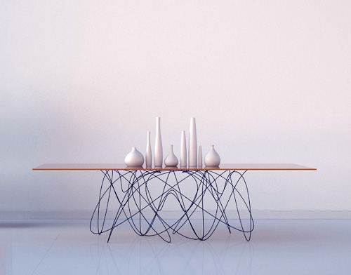 Quantum table, rencontre entre physique et design par Jason Phillips