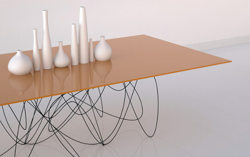 Quantum table, rencontre entre physique et design par Jason Phillips