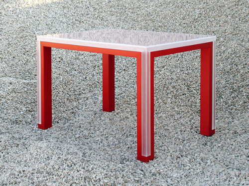 Table deux en un par Elda Bellone