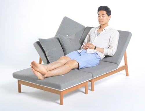 Luso Lounger, chaise longue réinterprétée par James Uren