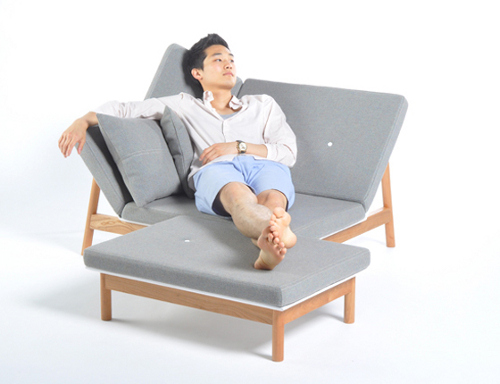 Luso Lounger, chaise longue réinterprétée par James Uren