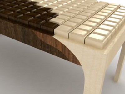 Le banc chocolat par Adele Rotella