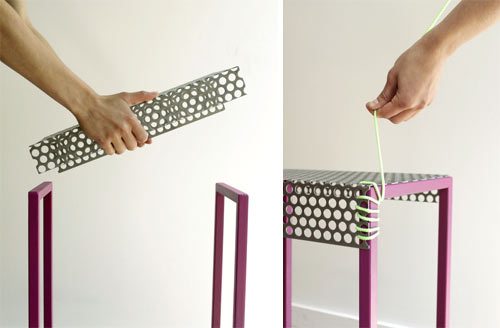 Console Tulipa Stools par Melissa Godoy Nieto