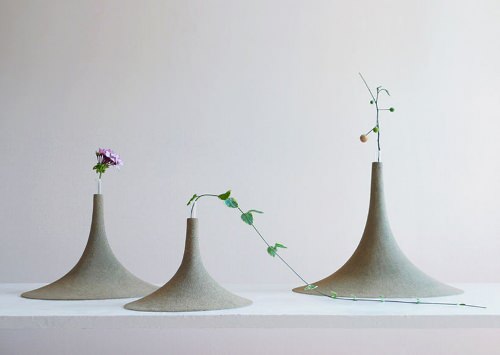 Vase de sable par Yukihiro Kaneuchi