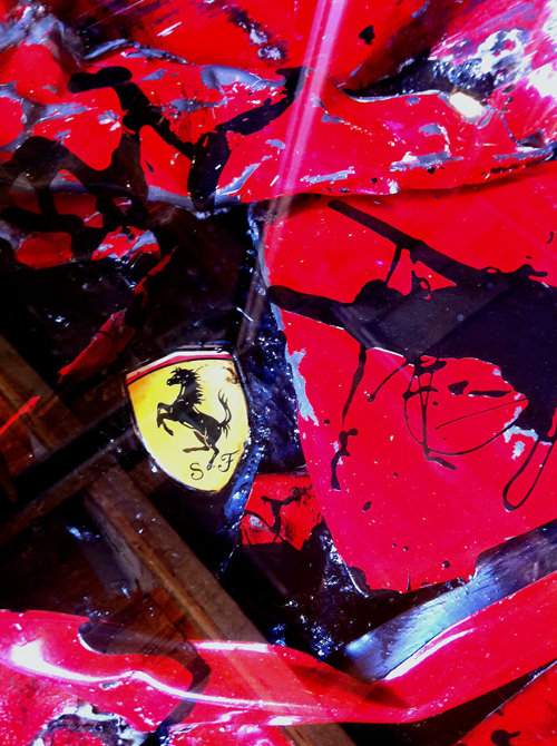 Crashed Ferrari Table par Molinelli Designs