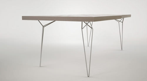 Collection TISA chaise et table par Branko Matic