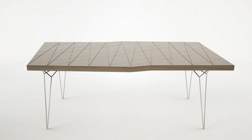 Collection TISA chaise et table par Branko Matic