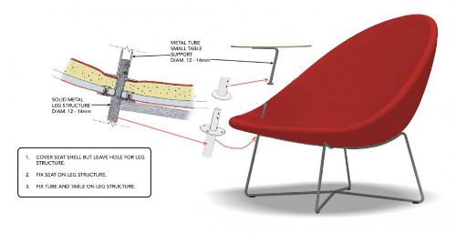 Fauteuil Isola par le studio Claesson Koivisto Rune