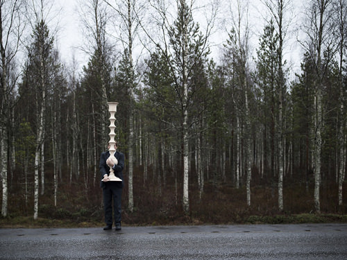 Holy chandelier XXl par Anki Gneib