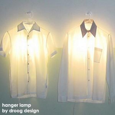 DROOG DESIGN : CLOTHES HANGER LAMP