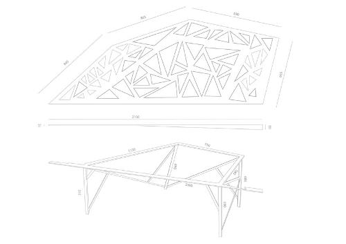 Foal table et bureau par Charlene Plourdeau