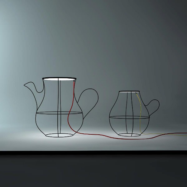 Fail Epoque la silhouette de lampe par Dima Loginoff