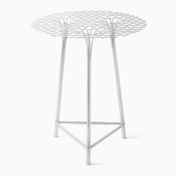 Collection Bamboo Steel le tissage métallique par Nendo