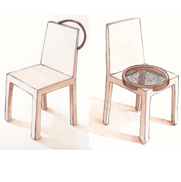 Hommage à la chaise thonet n°14 par Céline Persouyre