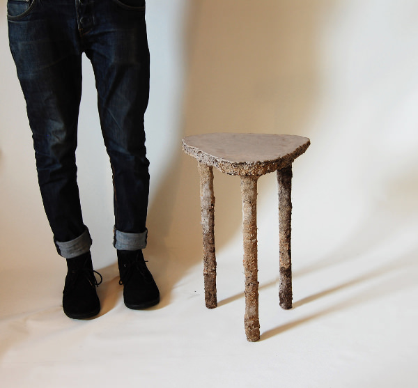 Lucy le tabouret en béton fibré par 2Tools Lab