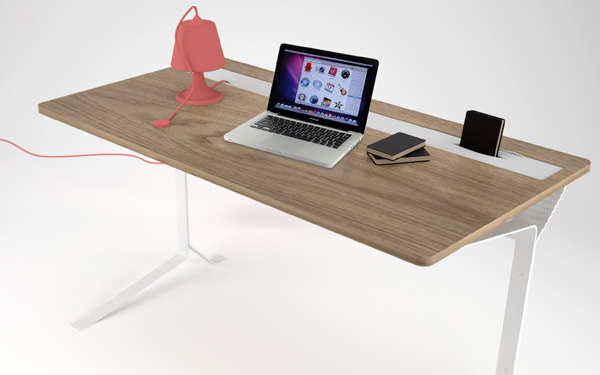 Bureau Elastik en silicone par Kevin Depape