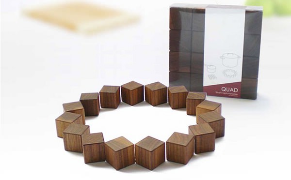 QUAD Trivet le design ajustable par Dewa Bleisinger