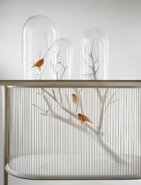 Archibird la Console Cage à oiseaux par Grégoire de Lafforest