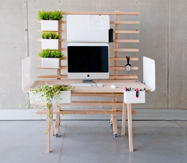 Worknest le bureau modulaire pour gens créatifs par Wiktoria Lenart