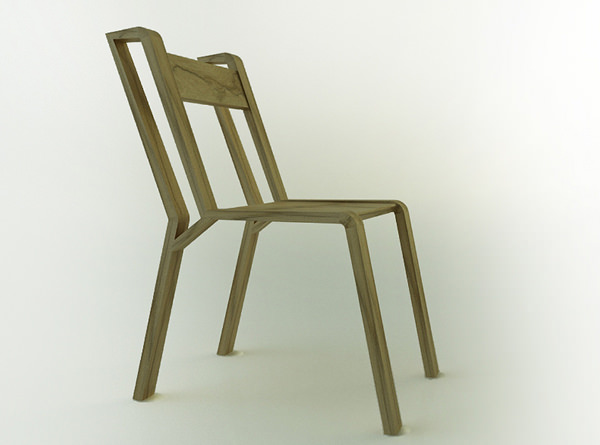 Chaise InOut par le studio Bucca Design