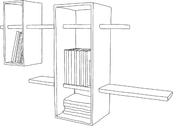 Etagère MAX par Olivier Chabaud