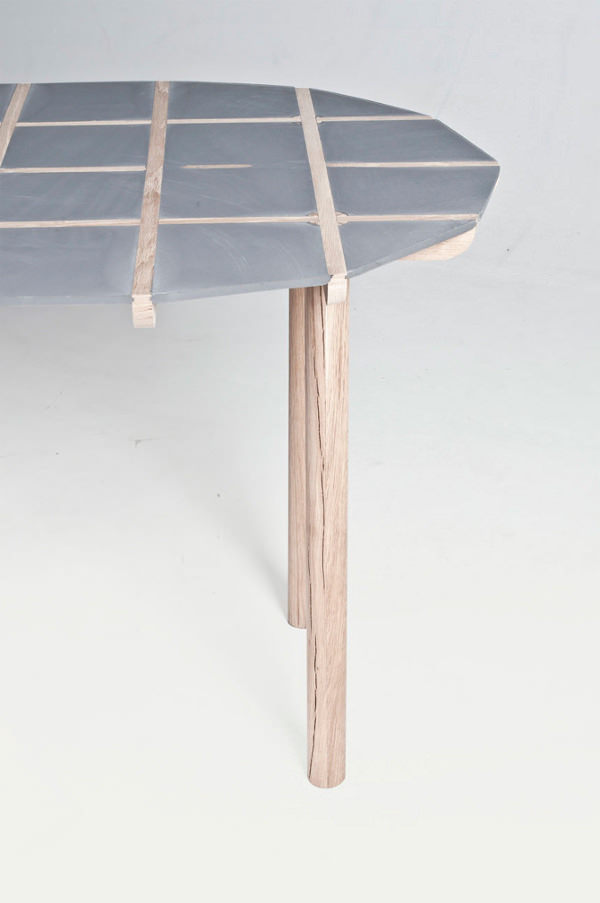 Timber la table à couler par Vincent Tarisien