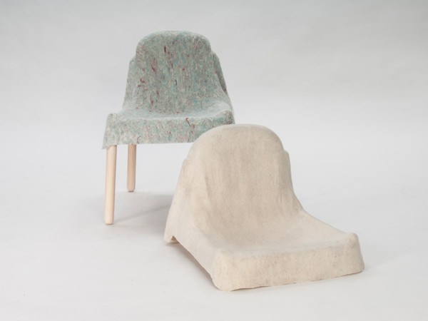 Felt Chair la chaise feutrée par Christian Juhl