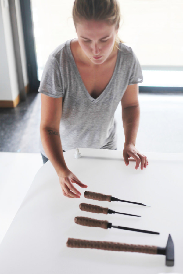 Projet étudiant : Leathern Tool Series par Ann-Kathrin Wustrack