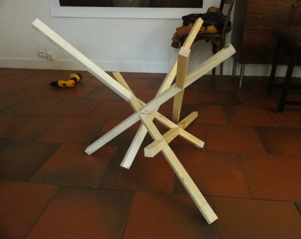 Table basse Fagot par Lisa Lejeune