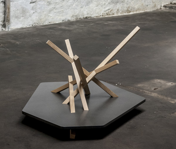 Table basse Fagot par Lisa Lejeune