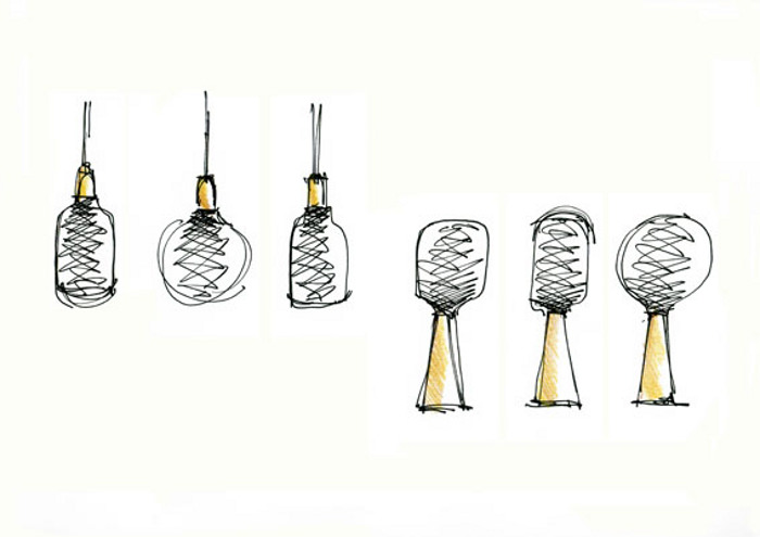 Afillia luminaire imprimé en 3D par Alessandro Zambelli