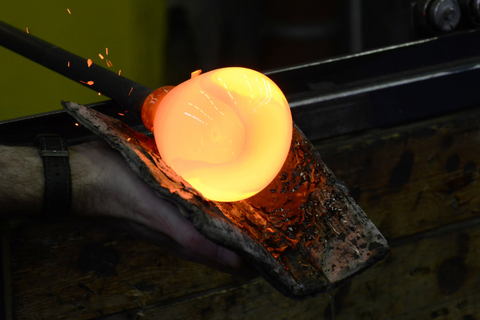 Projet etudiant : Concrete blown glass par Benjamin Fournier