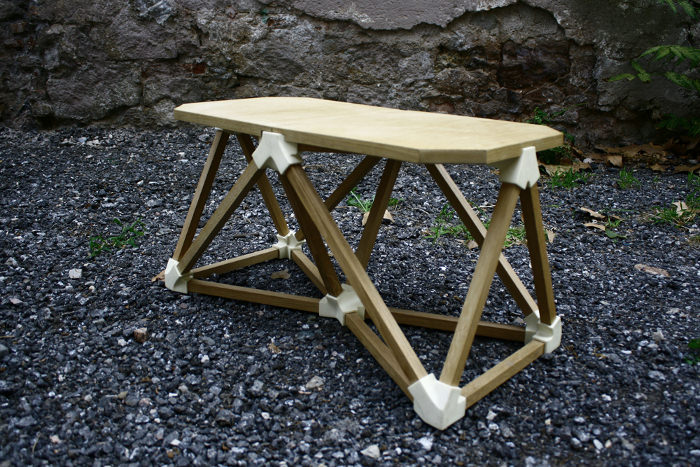 Projets Hedron et Octahedrons mobilier par Benjamin Migliore