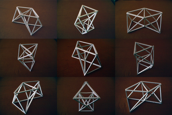 Projets Hedron et Octahedrons mobilier par Benjamin Migliore