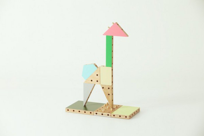 Dowel blocks le kit de construction pour enfant par Ichiro Design